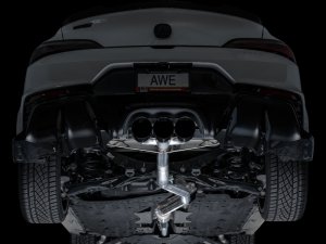 Acura Integra Performance Exhaust - AWE Tuning - Cat Back Track Edition - Diamond Black - 2024+